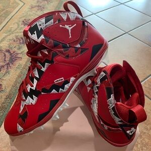 Jordan 7 Force Oklahoma Sooners PE Football Cleats